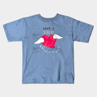 Love is in the Air Kids T-Shirt